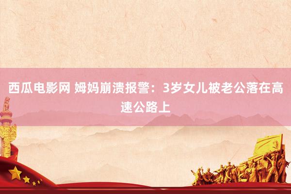 西瓜电影网 姆妈崩溃报警：3岁女儿被老公落在高速公路上