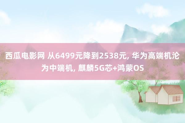 西瓜电影网 从6499元降到2538元， 华为高端机沦为中端机， 麒麟5G芯+鸿蒙OS