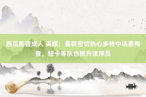 西瓜影音成人 英媒：曼联密切热心多特中场恩梅查，纽卡等队也挑升该球员