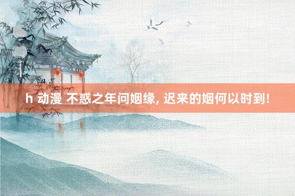 h 动漫 不惑之年问姻缘， 迟来的姻何以时到!
